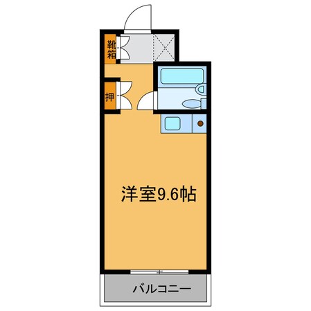 パーシモンハイツの物件間取画像